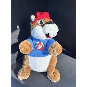 Buc-ee's Buc-ee Beaver Don't Mess With Texas Blue Shirt 12" Plush Stuffed Animal